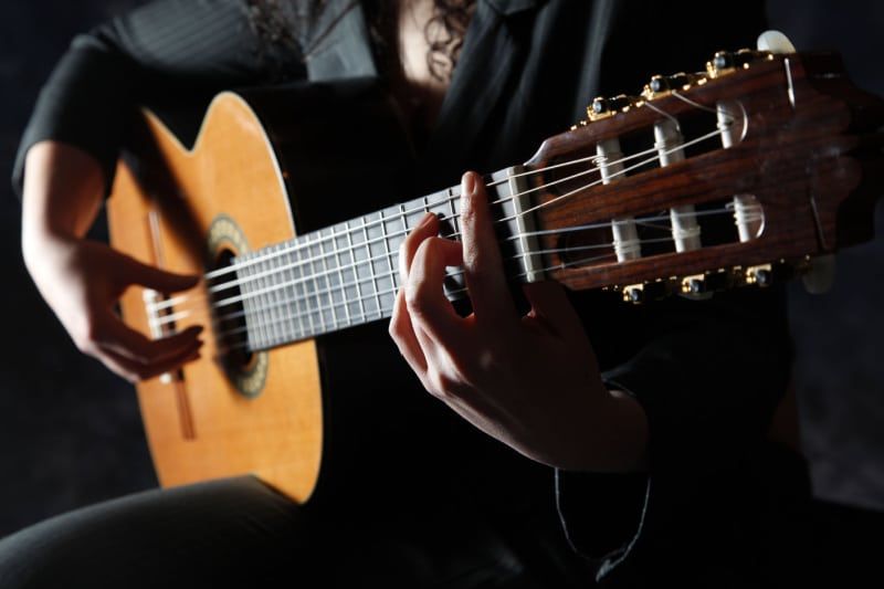 acordes de la guitarra flamenca