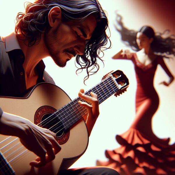 flamenco con guitarra