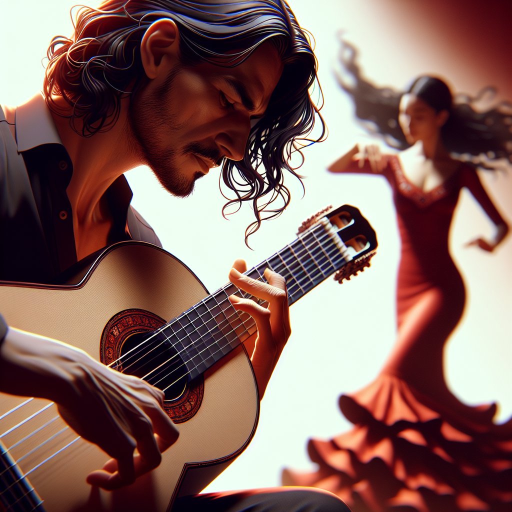 flamenco con guitarra