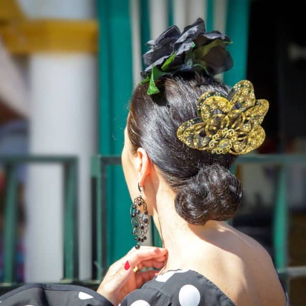 peinados de flamenca