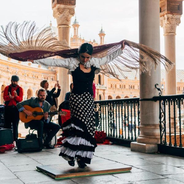 falda de baile flamenco