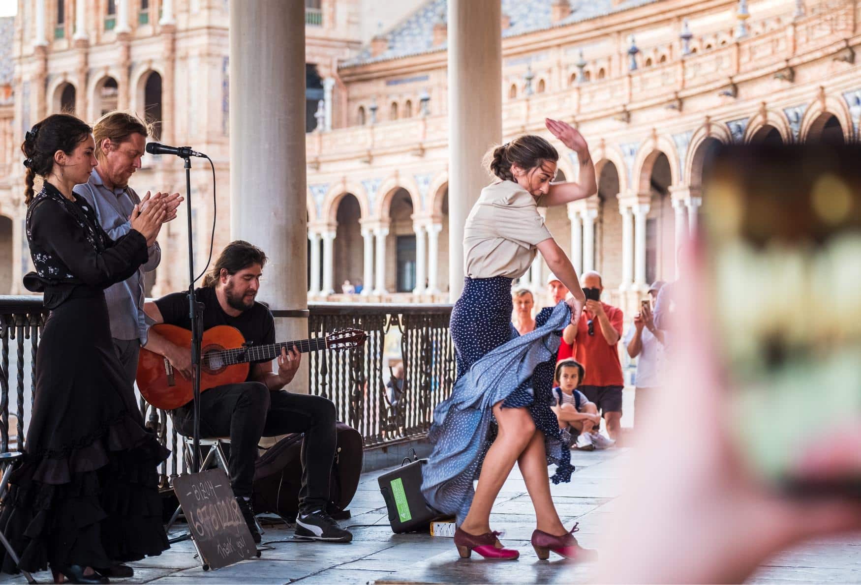 mujeres en el flamenco